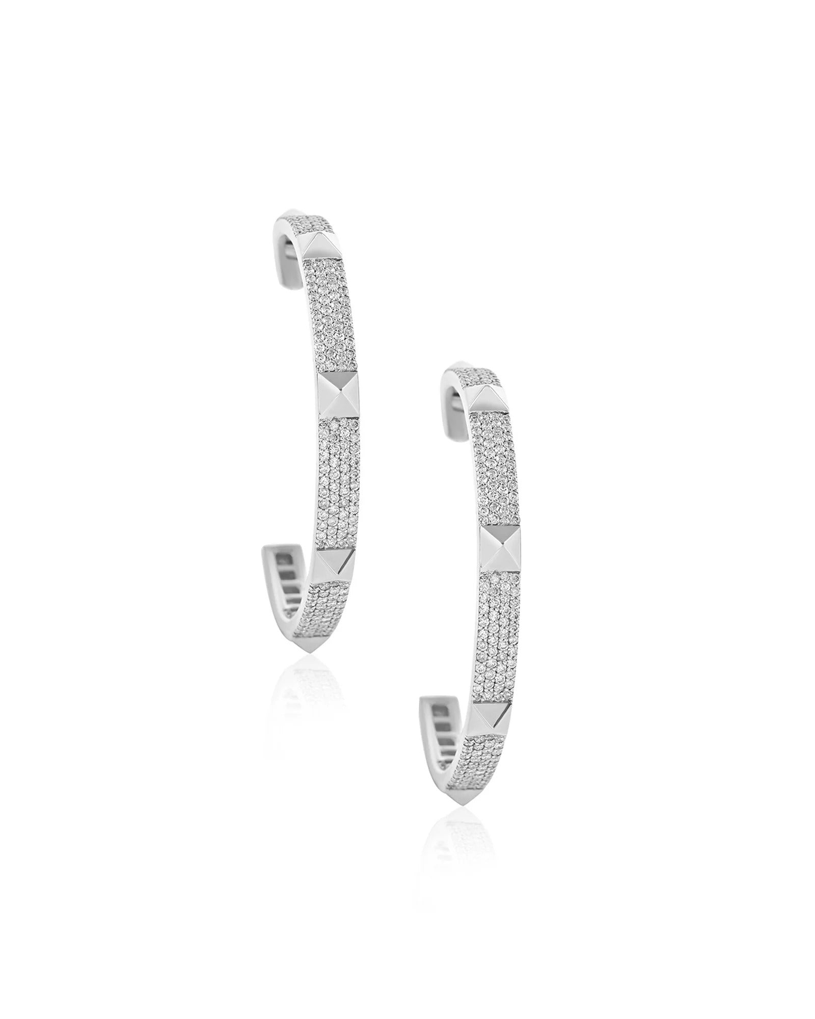 La DiaMantés | Diamond Studded Statement Earrings